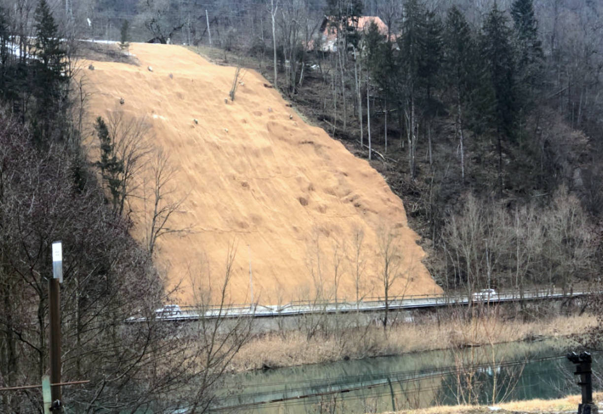Protierozijska zaščita brežin - kokosova mreža