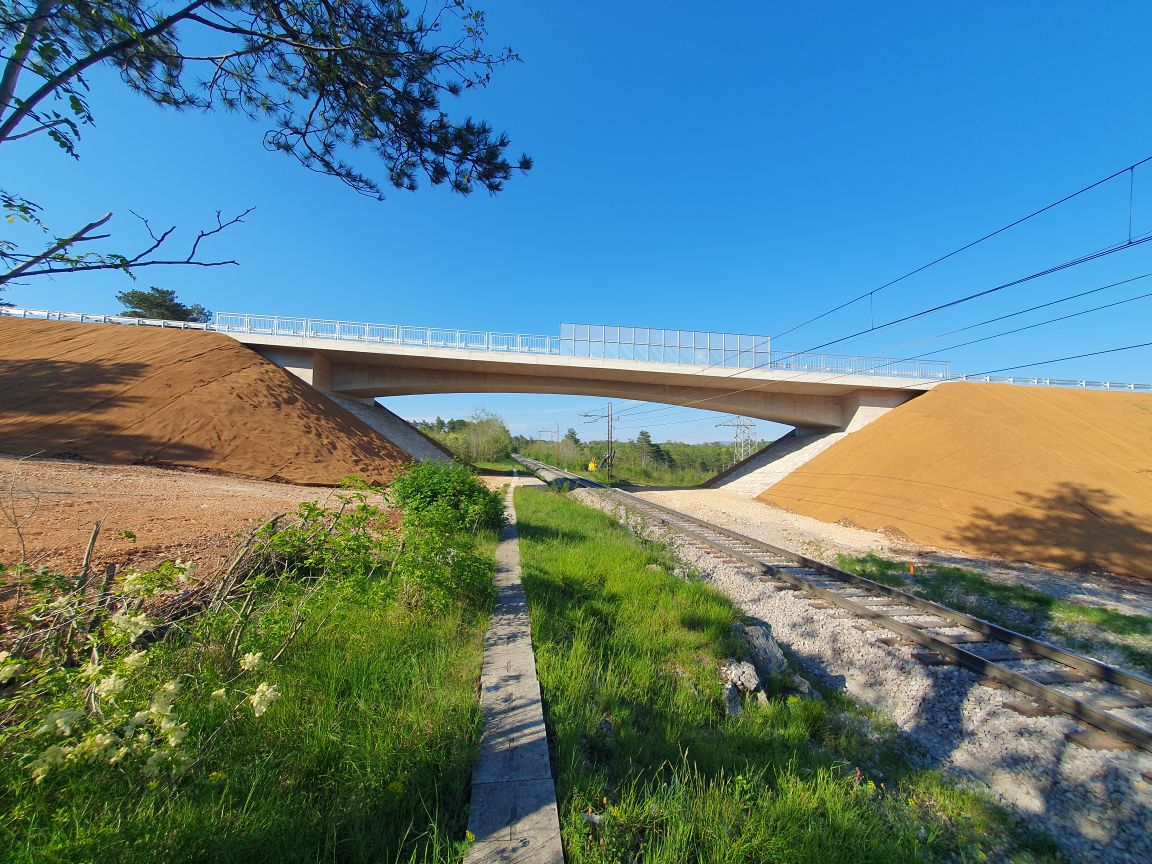 Sanacija brežine - Protierozijski geotekstil