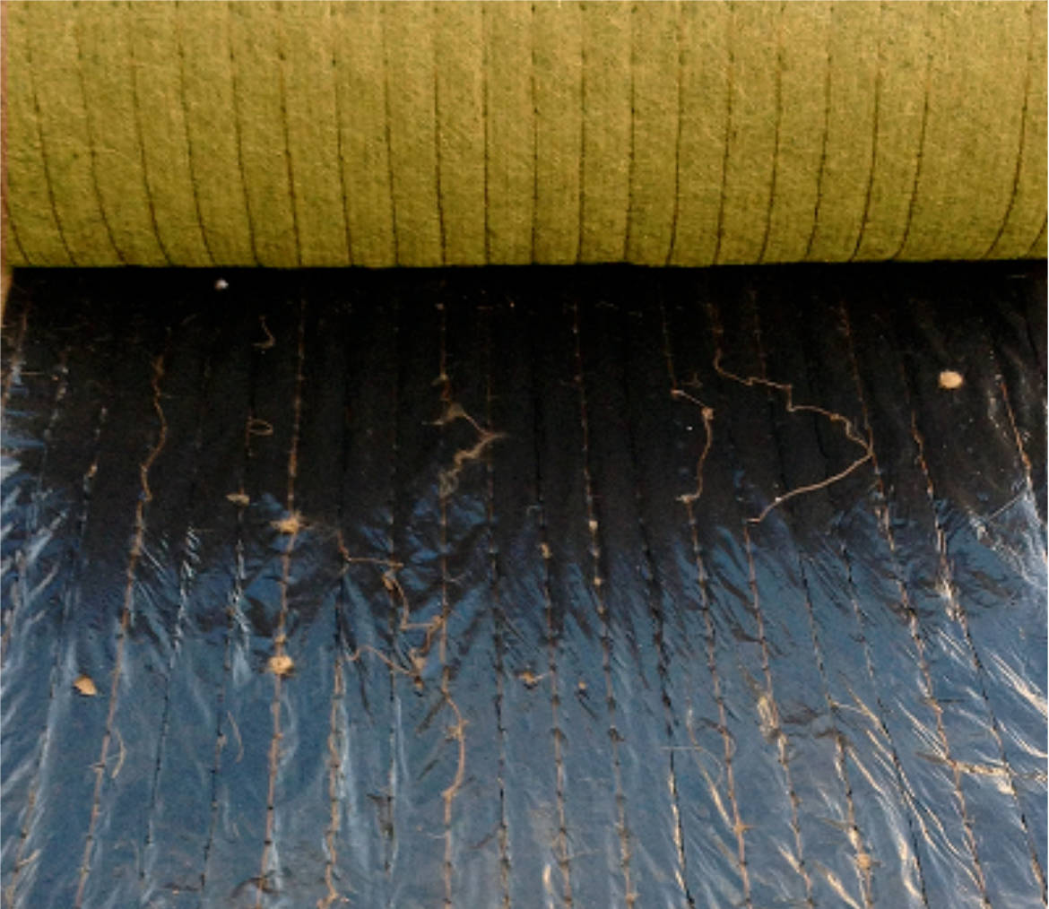 Kokosove biorogoznice - 
za preprečevanja površinske erozije pri manj strmih brežinah ter za zadrževanje vlage